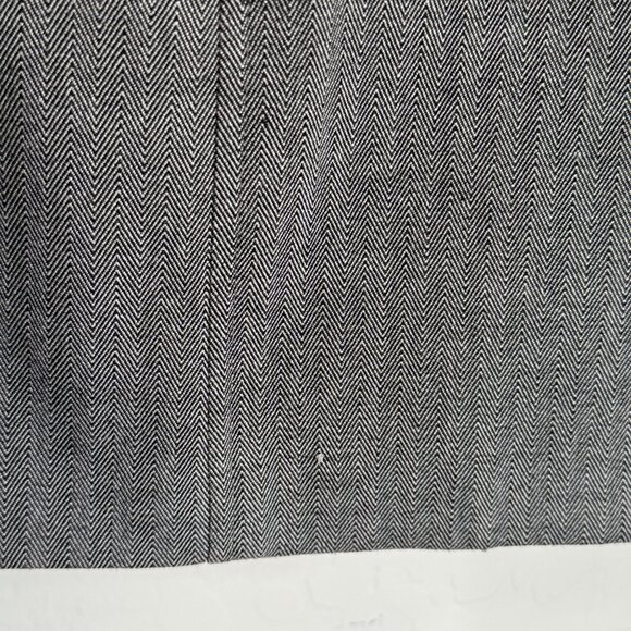 Avenue Womens Stretch Two-Piece Pant Suit Size 16 & 18 Gray Herringbone Pattern - Picture 7 of 10
